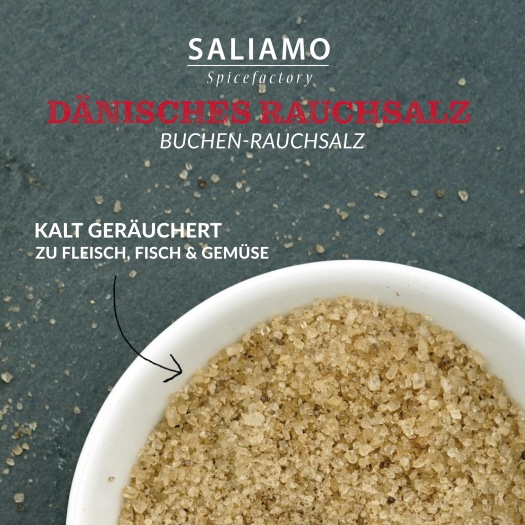 500g Dänisches Premium Buchenrauch Salz